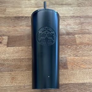 Starbucks Matte Black Metal Tumbler
